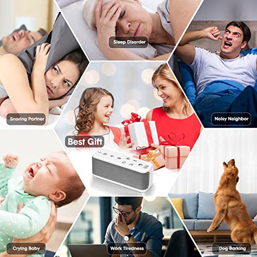 White Noise Machine for Sleeping Baby Adults Kid,Portable Sound Machine,42 Na...