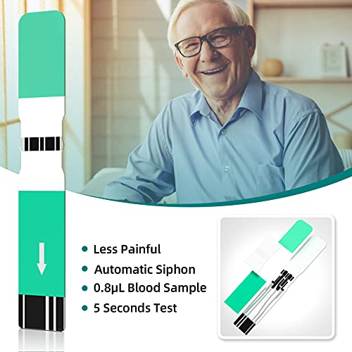 Metene Enhance Blood Sugar Test Strips, ONLY Use with metene Enhance Blood Gl...