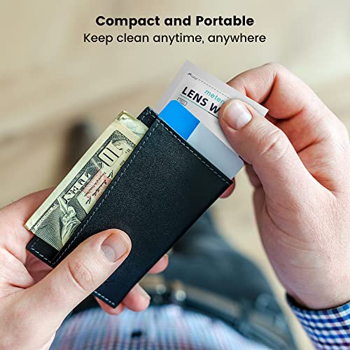 Metene Lens Cleaning Wipes, 300 Pre-Moistened Eyeglass Wipes Individually Wra...