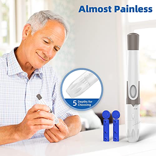 Metene TD-4116 Blood Glucose Monitor Kit, 100 Glucometer Strips, 100 Lancets,...