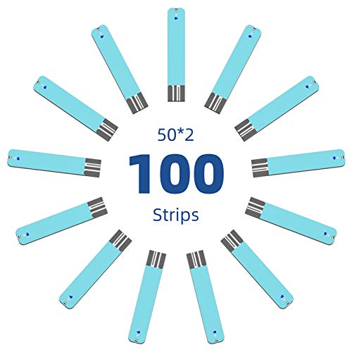 Metene TD-4116 Blood Glucose Test Strips, 100 Count Blood Sugar Test Strips f...