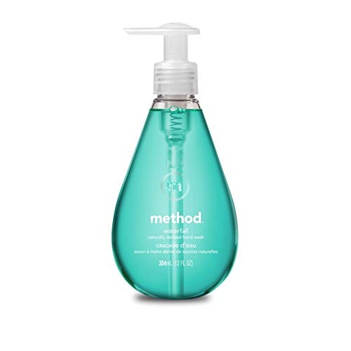 Method Gel Hand Soap Refill, Waterfall, 34 oz, 6 pack, Packaging May Vary