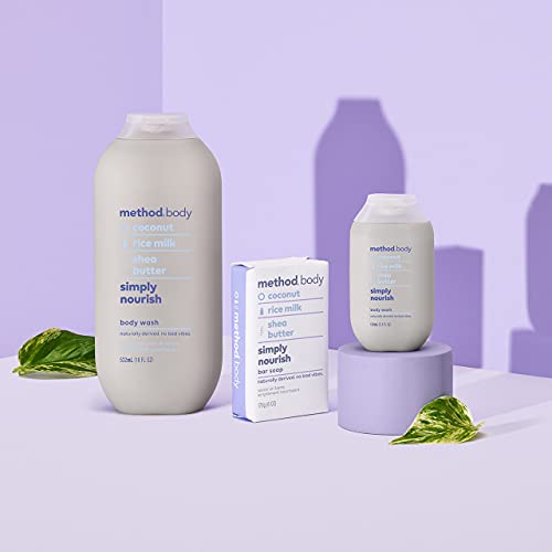 Method Method Body Wash, Simply Nourish, 18oz, 2 Pack, Simply Nourish, 18 flu...