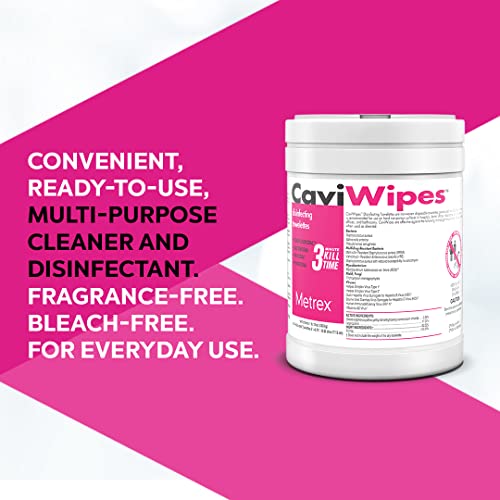 CaviWipes - Disposable Germicidal Cleaner & Healthcare Disinfecting Wipes, 16...