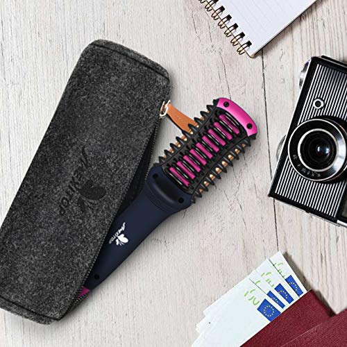 Hair Straightener Curler, Beard Straightener for Men – Mexitop 2 in 1 Hair St...