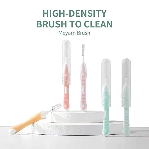 meyarn Interdental Brush for Braces Toothpick 50Count Tooth Floss Oral Hygien...