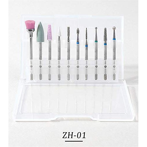 30pcs Mill Ceramic Diamond Nail Drill Bit Brushes Ball Stone Cuticle Cleaner ...
