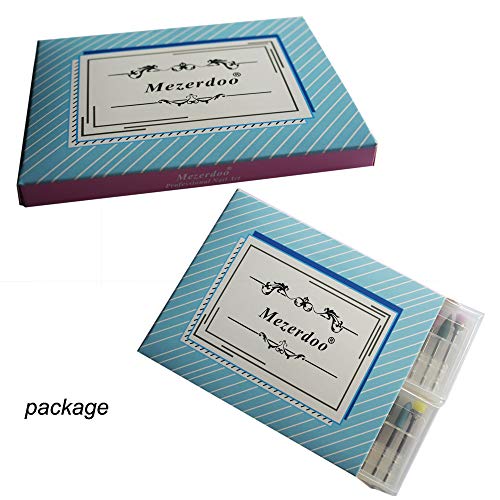 30pcs Mill Ceramic Diamond Nail Drill Bit Brushes Ball Stone Cuticle Cleaner ...