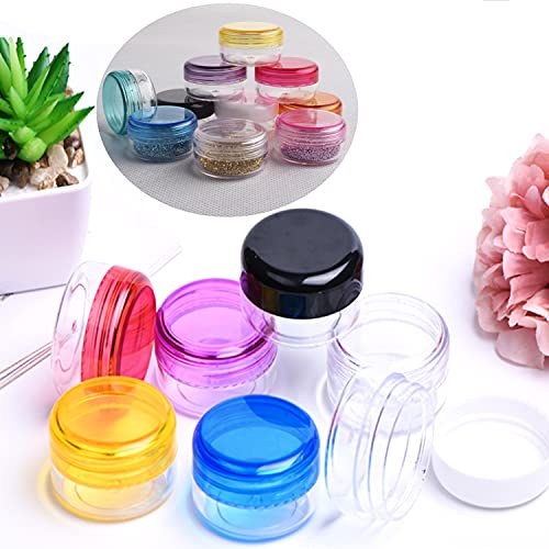70Pcs 5 Gram Refillable Cosmetic Containers, Plastic Makeup Sample Jars with ...
