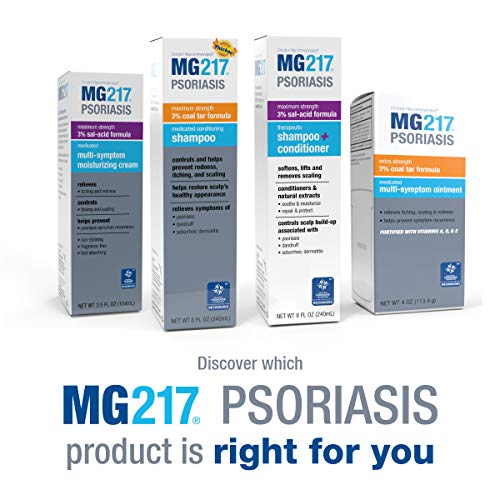 MG217 Psoriasis Scalp Solutions, Shampoo + Conditioner, 8 Ounce (5603)
