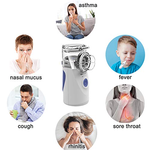 Personal Cool Mist Steam Inhaler, Portable Atomizer Hydrating Mist, Handheld ...