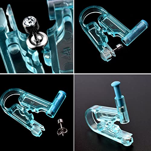 4 Pack Self Ear Piercing Gun Disposable Self Ear Piercing Gun Kit Safety Ear ...