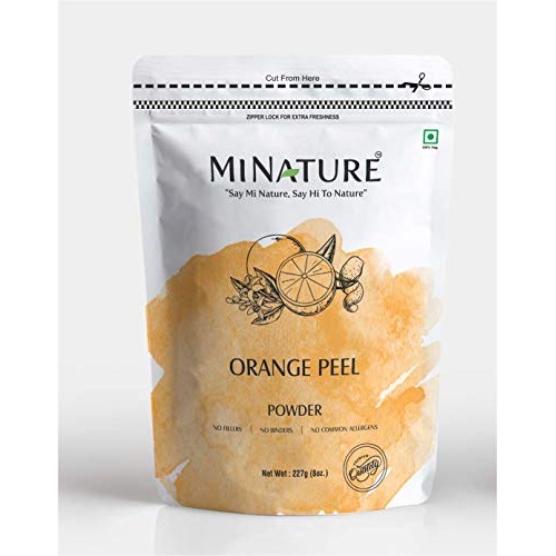 Orange Peel (Citrus Aurantium) Powder by mi nature - 227 g / 8 OZ / 1/2 lb | ...