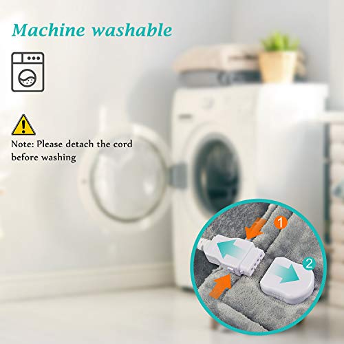 Large Electric Heating Pad for Back Neck and Shoulders Pain Relief, 39"x23" F...