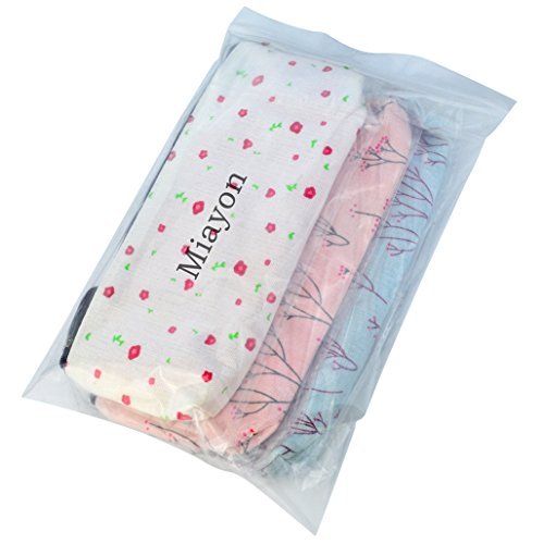 Miayon Countryside Flower Floral Pencil Pen Case Cosmetic Makeup Bag Set of 3...