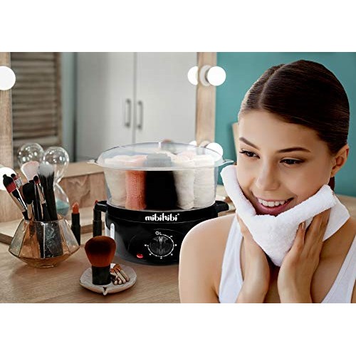 Personal Household Use Hot Moist Towels Steamer and Warmer - Holds 15 Moist T...