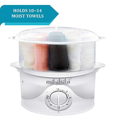 Personal Household Use Moist Towels Steamer and Warmers - Holds 15 Moist Towe...
