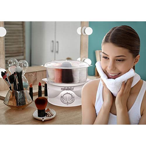 Personal Household Use Moist Towels Steamer and Warmers - Holds 15 Moist Towe...