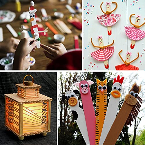 Mibly 4 Style Assorted Wooden Wax Sticks - For Body Legs Face and Small Mediu...