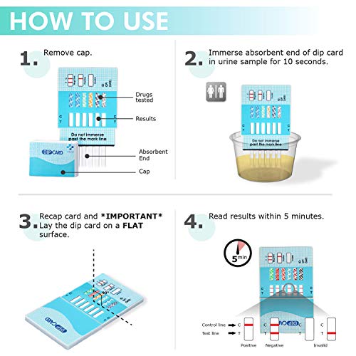 MiCare [2pk] - 6-Panel Urine Test Card (BUP/BZO/COC/MOP/MTD/OXY) #MI-WDOA-865