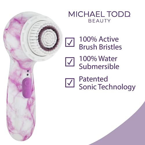 Michael Todd Beauty Soniclear Petite – Facial Cleansing Brush System - 3-Spee...