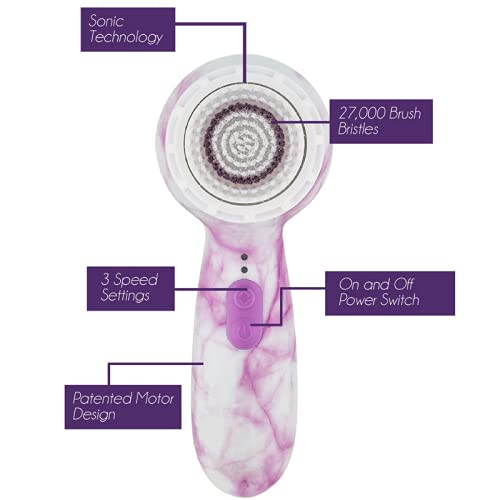 Michael Todd Beauty Soniclear Petite – Facial Cleansing Brush System - 3-Spee...