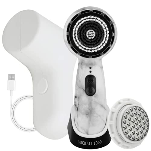 Michael Todd Beauty Soniclear Petite – Facial Cleansing Brush System - 3-Spee...