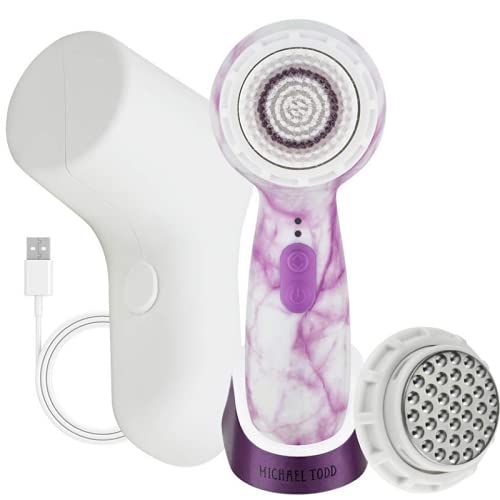 Michael Todd Beauty Soniclear Petite – Facial Cleansing Brush System - 3-Spee...