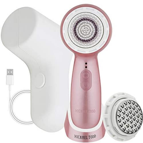 Michael Todd Beauty Soniclear Petite – Facial Cleansing Brush System - 3-Spee...