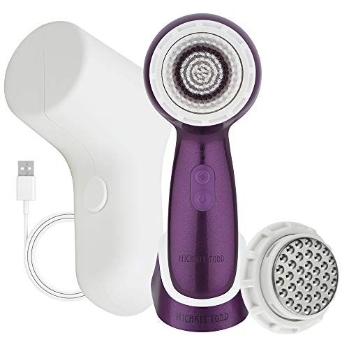 Michael Todd Beauty Soniclear Petite – Facial Cleansing Brush System - 3-Spee...