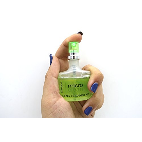 Glasses Cleaner with Microfiber Cloth, Travel Lens Cleaning Kit, Pack of 2 Sp...