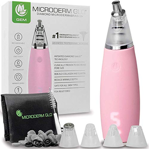 Microderm GLO GEM Diamond Microdermabrasion and Suction Tool - Best Pore Vacu...