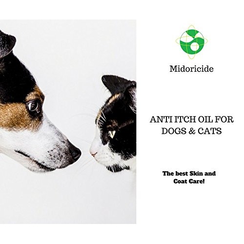 MIDORICIDE NATURAL PET ANTI-ITCH /ALLERGY OIL- With Baobab, Neem and Babassu-...