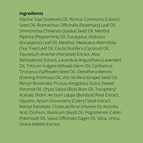 Mielle Organics Rosemary Mint Scalp & Hair Strengthening Oil, Infused w/Bioti...