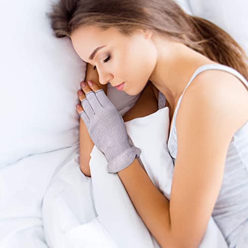 MIG4U Fingerless Moisturizing Beauty Gloves Half Finger Touchscreen Glove for...