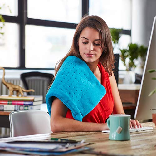 MIGHTY BLISS Electric Heating Pad for Back Pain, Cramps, Arthritis Relief - A...