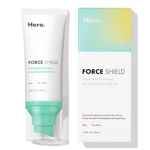 Force Shield Superlight Sunscreen SPF 30 from Hero Cosmetics - Everyday SPF 3...
