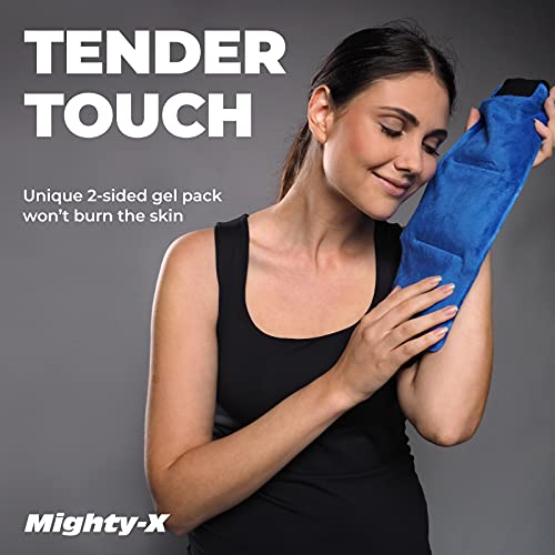 Premium Reusable Ice Packs - 2 Sizes (14”x6” and 6”x4”) - Fully Adjustable Ho...