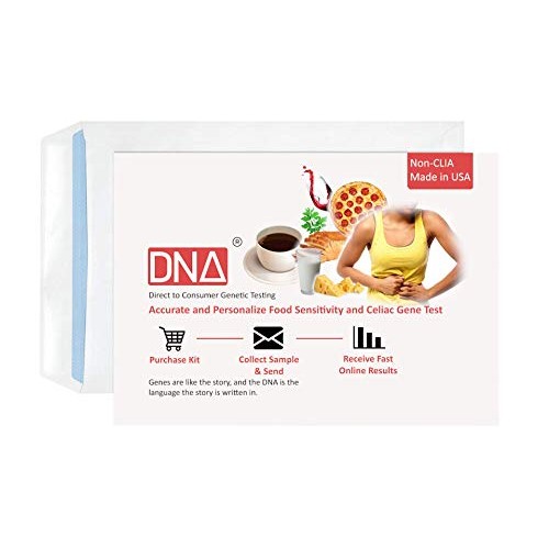 DNA Test for Celiac Gluten Genes and Food Sensitivity; Performed at-Home