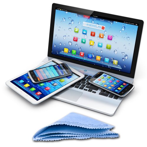 MightyMicroCloth Microfiber Eyeglass Cleaning Cloths – Lens Cleaner for Glass...