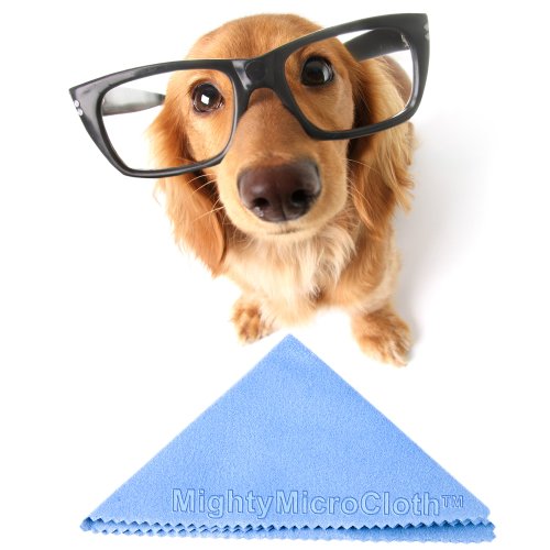 MightyMicroCloth Microfiber Eyeglass Cleaning Cloths – Lens Cleaner for Glass...