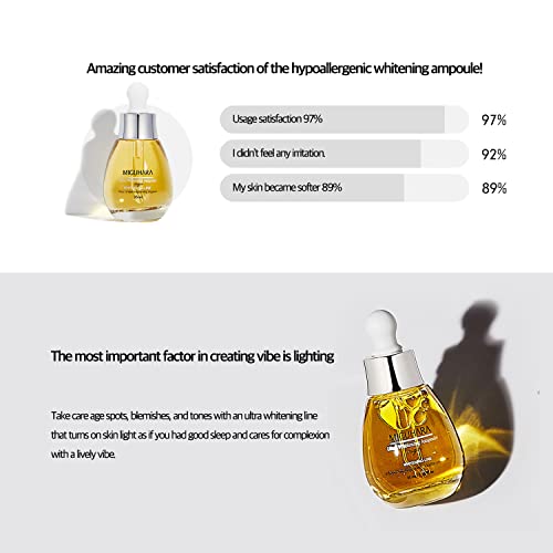 [Miguhara] Ultra Brightening Perfect Ampoule 20ml Brightening Serum K-Beauty,...