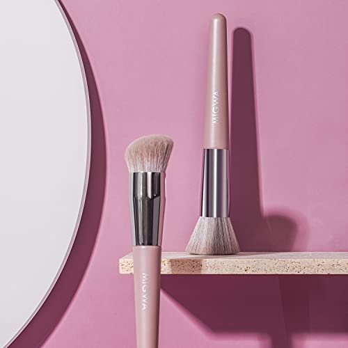 Makeup Tools Face Brushes Vegan Professional Makeup Brushes Set Synthetic Hai...