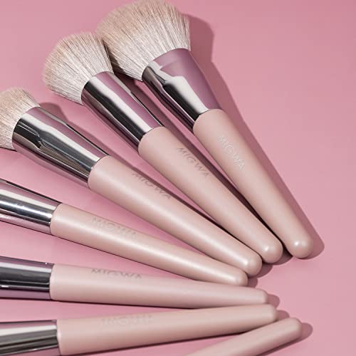 Makeup Tools Face Brushes Vegan Professional Makeup Brushes Set Synthetic Hai...