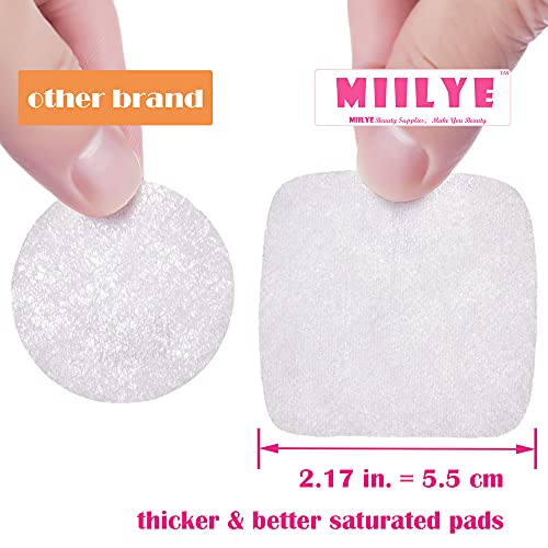80PCS Nail Polish Remover Pads in Box, Easy to Carry | Instant Removal | Lint...