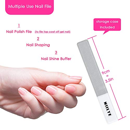 Nail Polish Remover Wipes, MIILYE Individual Fingernail Gel Nail Polish Remov...