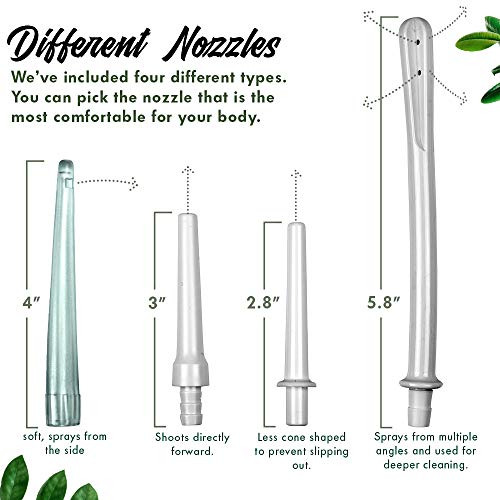 Enema Tubing Replacement Pack for Bucket and Silicone Bag - Includes Clamp, S...