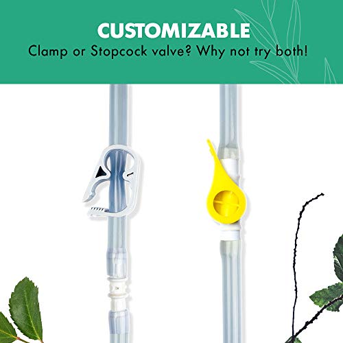 Mikacare Enema Bag Kit Clear Non-Toxic Silicone. for Coffee and Water Colon C...