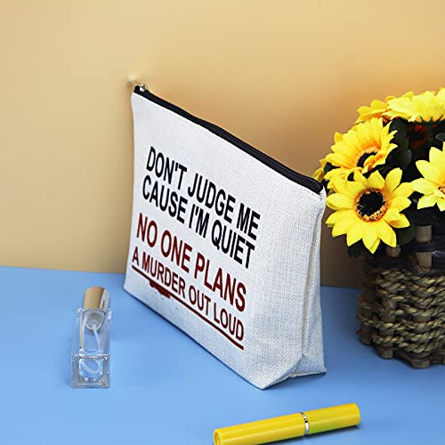True Crime Gifts Makeup Bag For Women Christmas Gift Cosmetic Bag True Crime ...