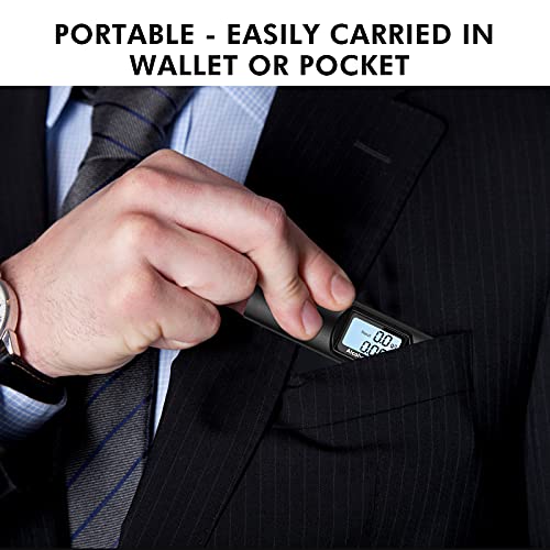 MIKICARE AT02 Breathalyzer - Metal Surface Portable Non-Contact & High-Precis...